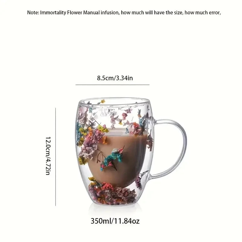 Flower Glass Espresso Cup