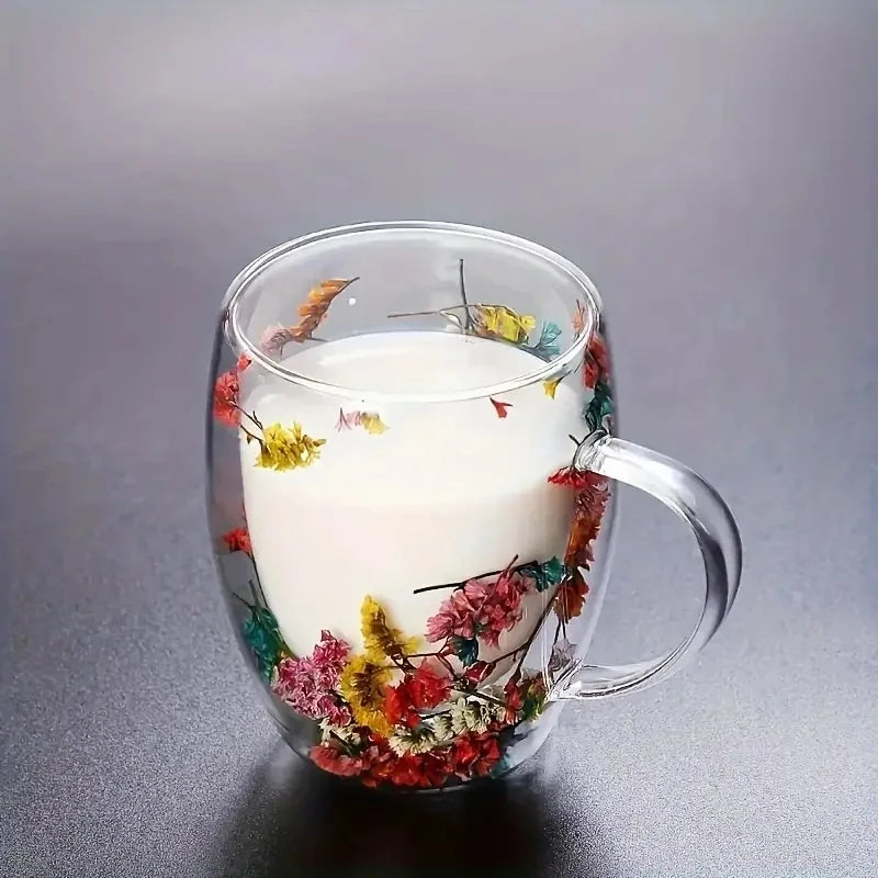 Flower Glass Espresso Cup