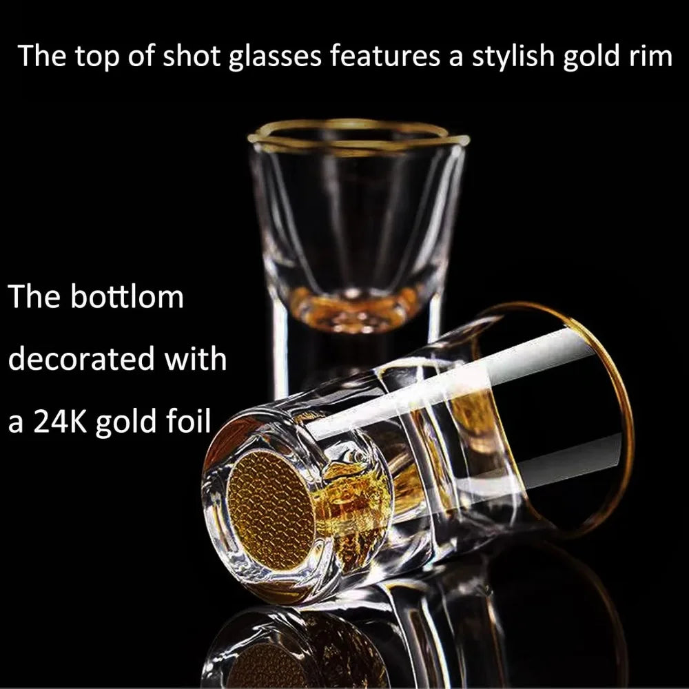 Gilt Edged Wine Cups