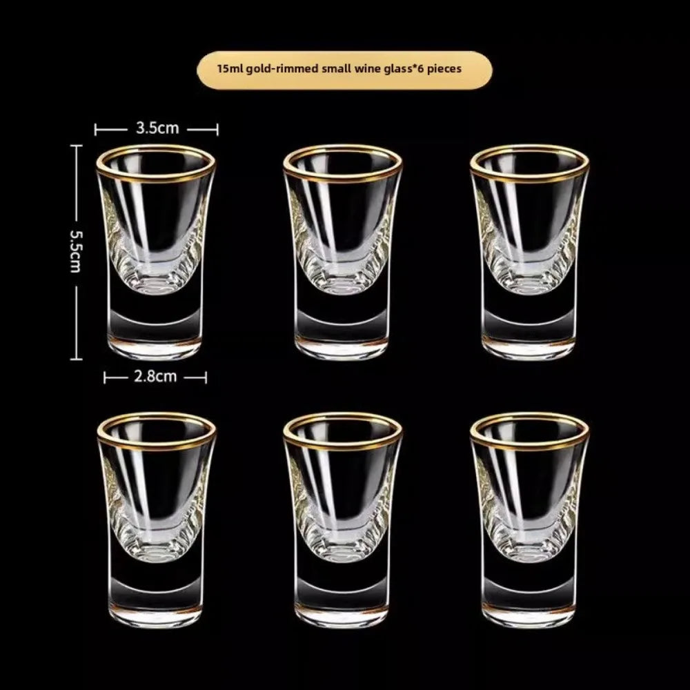 Gilt Edged Wine Cups