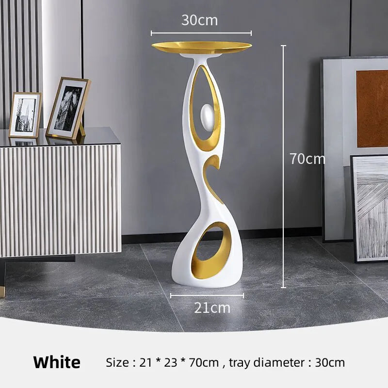 Elegant Abstract Corner Table for Luxe Decor