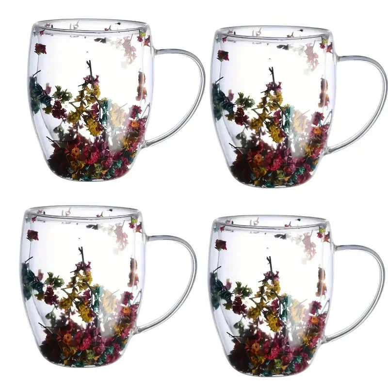 Flower Glass Espresso Cup