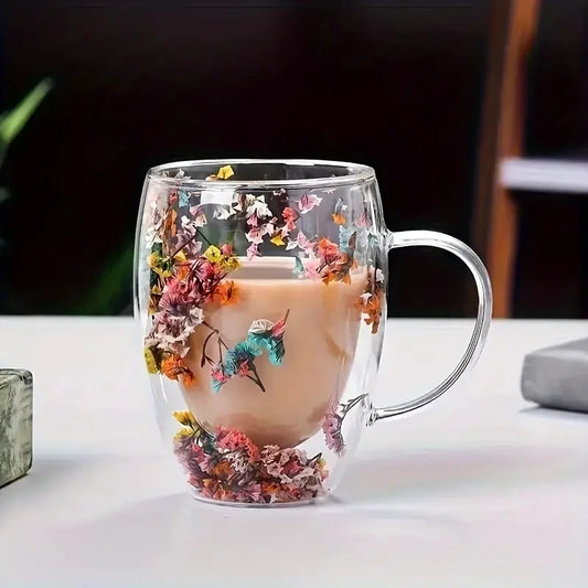 Flower Glass Espresso Cup