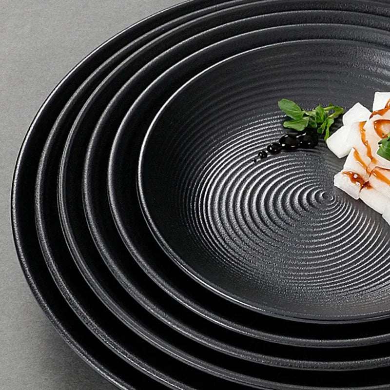 Western Style Ceramic Dish Round Plate