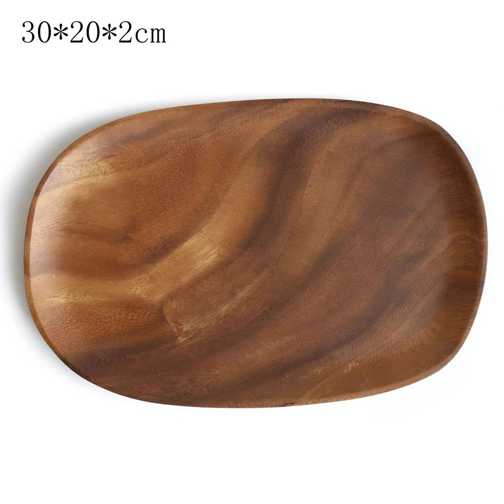 Whole Wood Irregular Tableware Set