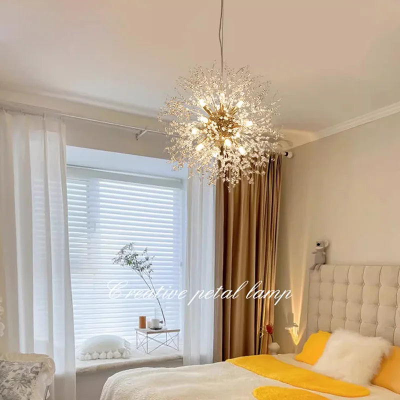Crystal Dandelion Chandelier