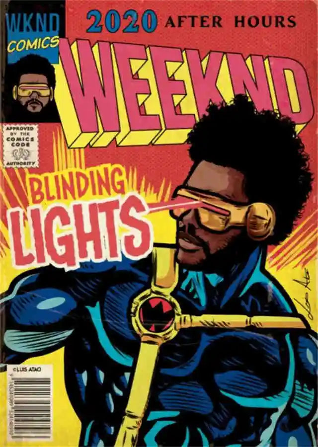 Rapper The Weeknd Retro Poster