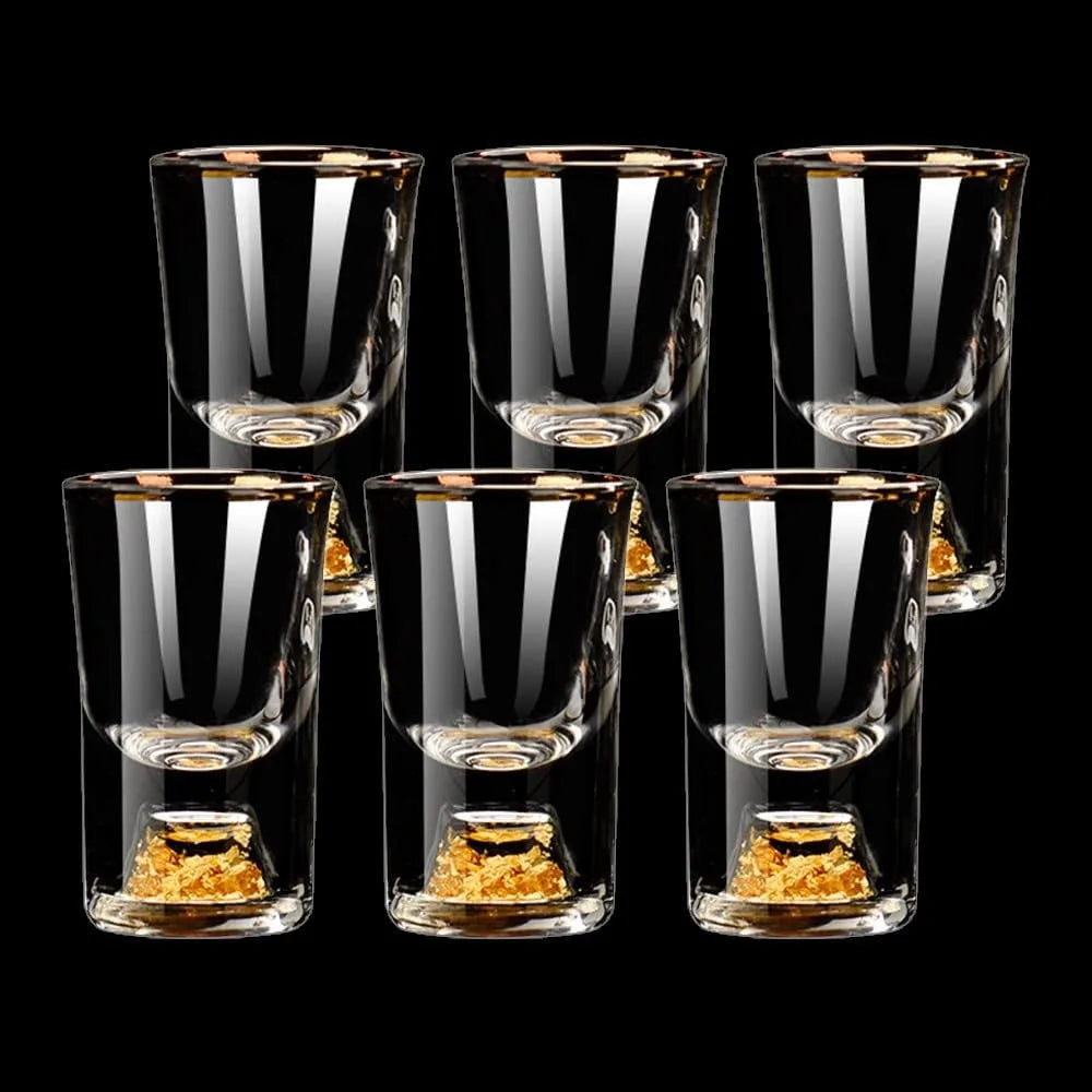 Gilt Edged Wine Cups